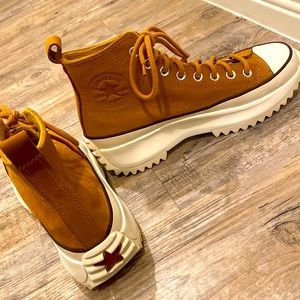 Women’s Converse Run Star Hike Waterproof Nubuck High Top Sneaker Boots